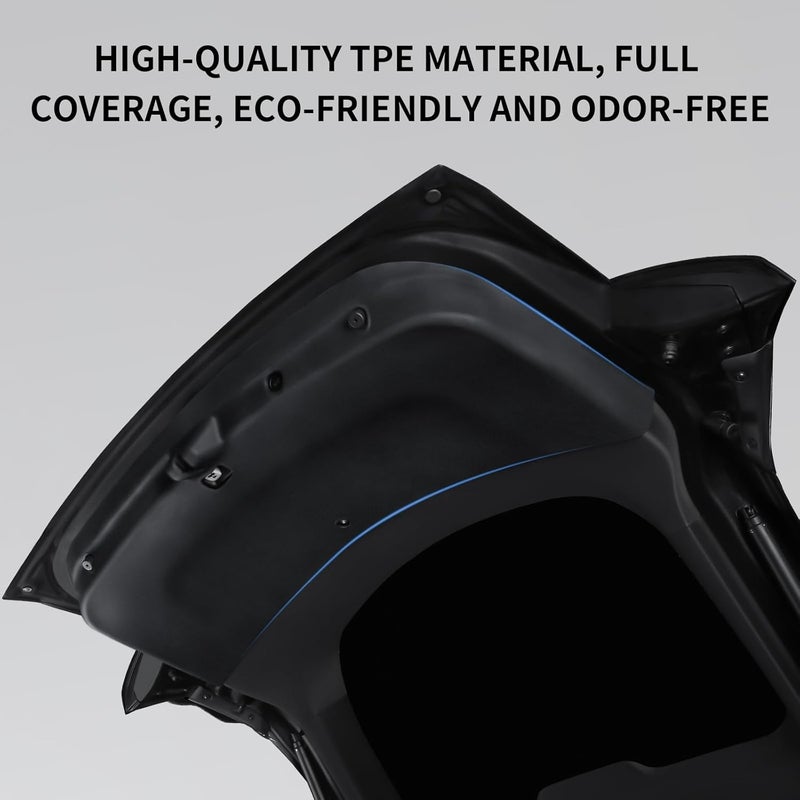 SHINELINERS Tailgate Protective Mat for Tesla Model Y Juniper 2025-2026, Trunk Cargo Liner, Rear Door Back Protection - Image 4